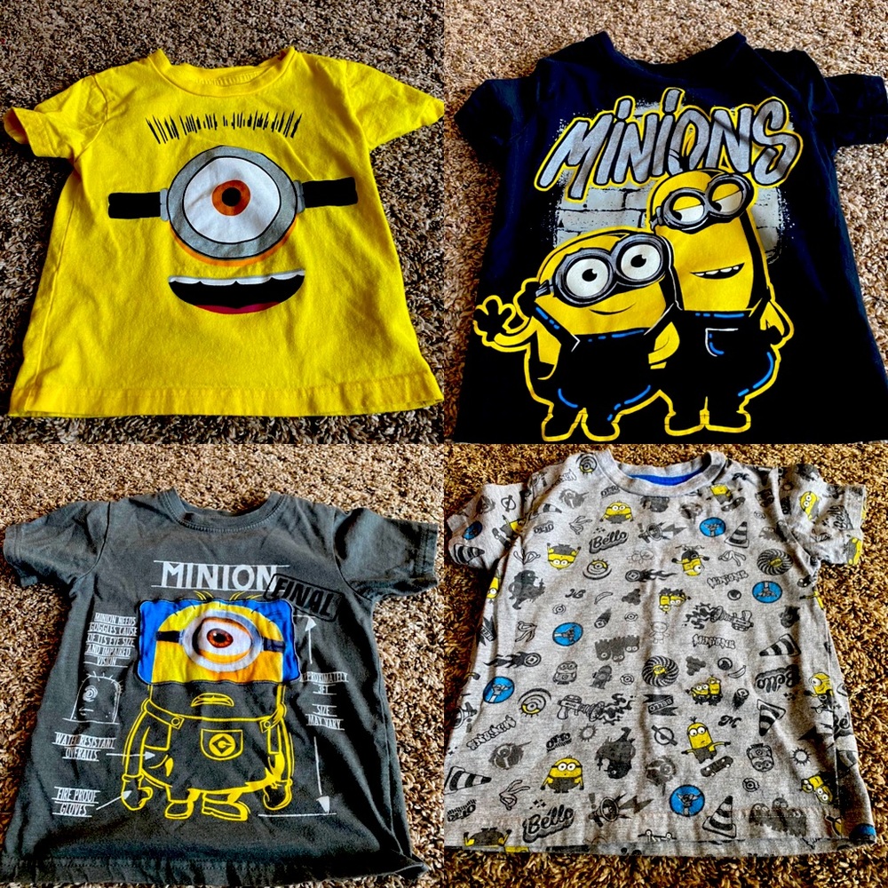 Minion 3T t-shirt bundle